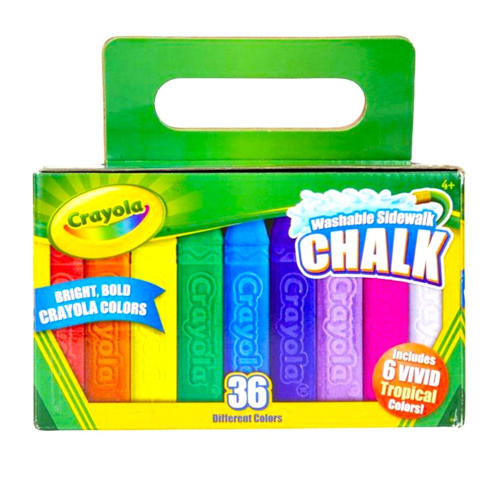 Crayola Washable Sidewalk Chalk - 36 Count